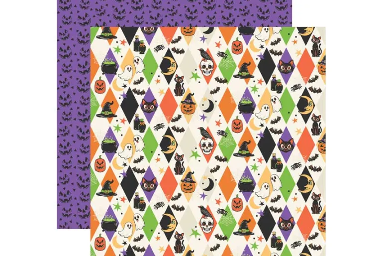 Halloween Parade Embossed Ghosts Die
