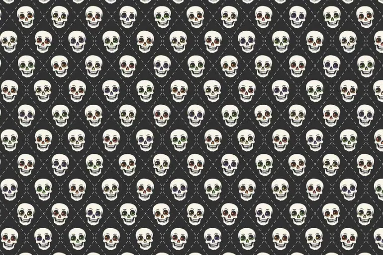 Halloween Parade Embossed Ghosts Die