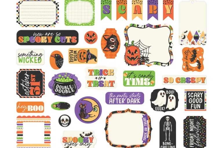 Halloween Parade Frame & Tags