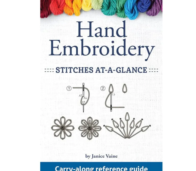 Hand Embroidery Stitches At-A-Glance Book