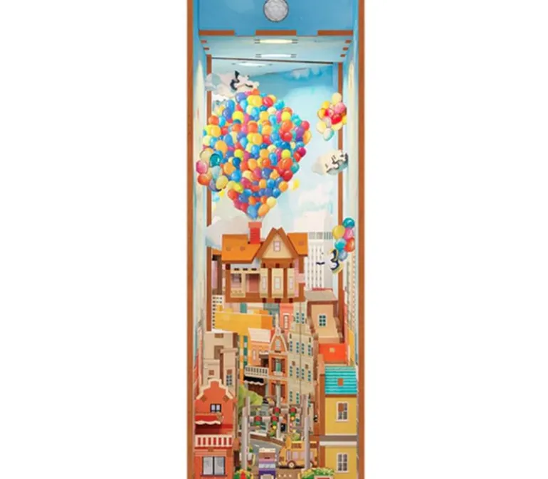 Hands Craft Giverny Garden 3D Puzzle Book Nook Kit
