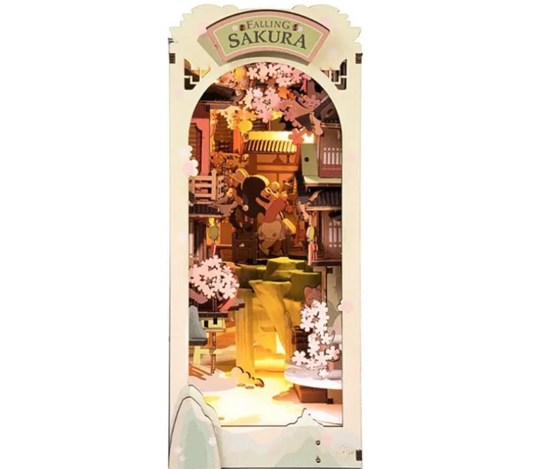 Hands Craft Giverny Garden 3D Puzzle Book Nook Kit