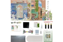 Hands Craft Giverny Garden 3D Puzzle Book Nook Kit