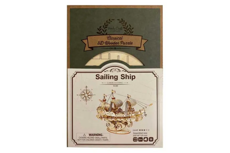 Hands Craft Modern Wooden Model Kit – Sailing Ship