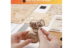 Hands Craft Modern Wooden Model Kit – Drum Kit