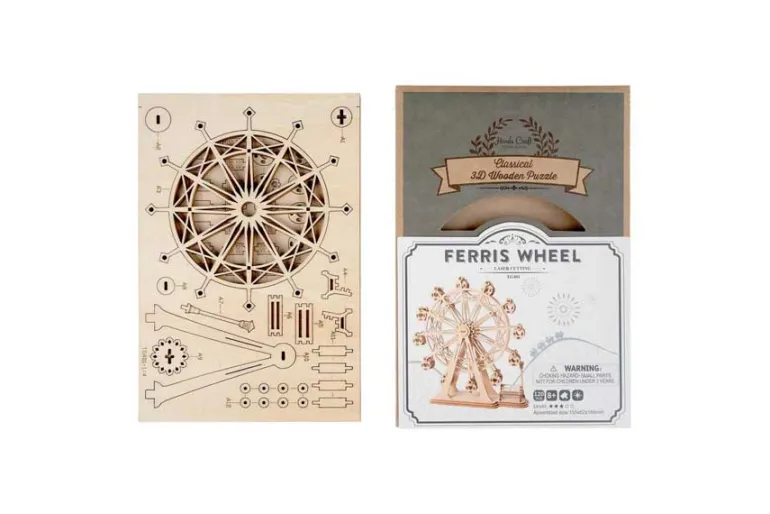 Hands Craft Modern Wooden Model Kit – Ferris Wheel