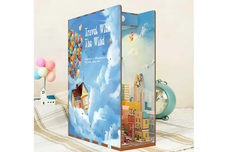 Hands Craft Travel with the Wind DIY Book Nook Kit