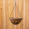Hanging Wire Basket with Coco Liner – 12-inch