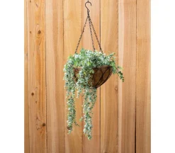 Hanging Wire Basket with Coco Liner – 12-inch