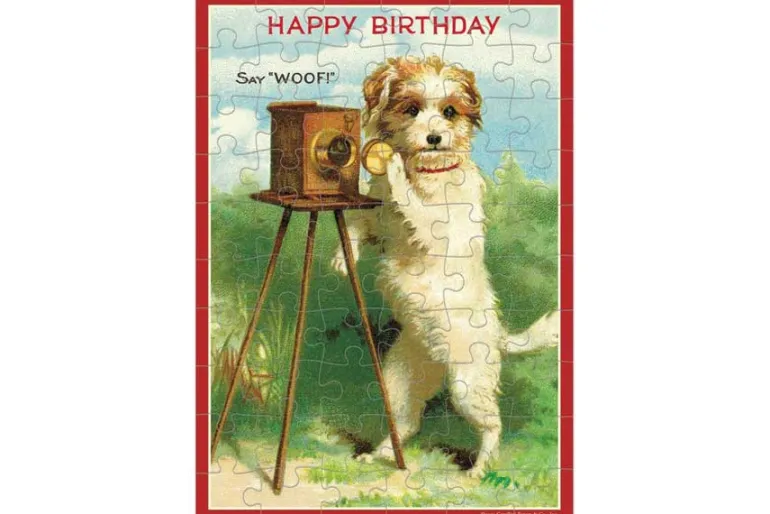 Happy Birthday Cake 60-Piece Puzzle Card