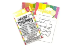 Happy Birthday Duo Combo Stamp & Die Set