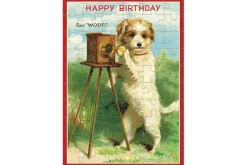 Happy Birthday Language of Flowers 60-Piece Puzzle Card