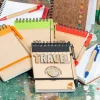 Hardcover Spiral Notebook with Pen – Lined Journal for Notes & Ideas