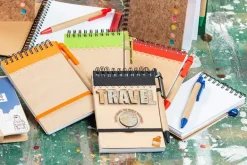 Hardcover Spiral Notebook with Pen – Lined Journal for Notes & Ideas