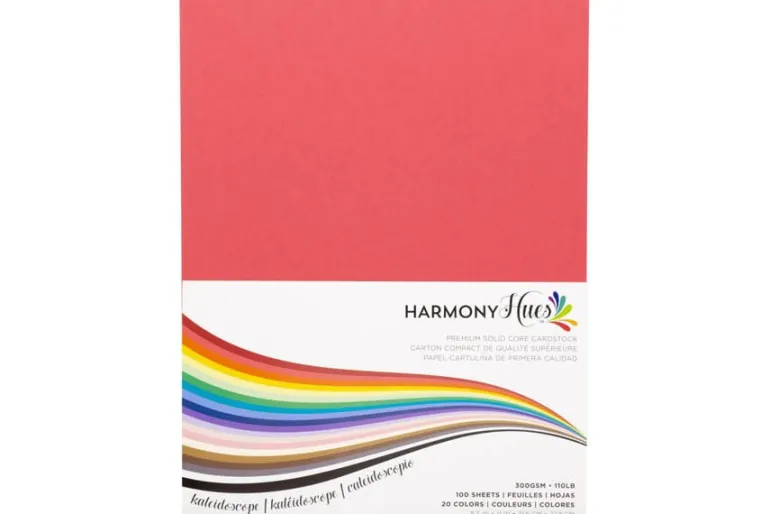 Harmony Hues Cardstock Pack – 8.5×11 – Midnight Black