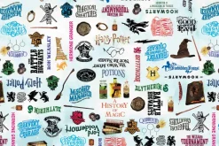 Harry Potter™ Postcards Tossed on Royal Blue