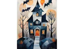 Harvest Dream Sewing Machine Note Card