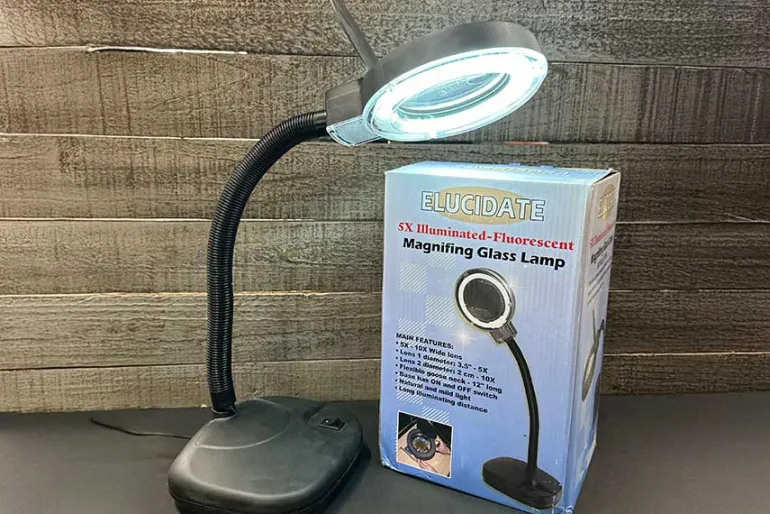 Hawk Brand 5X Magnifying Lamp