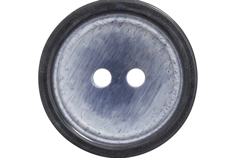 Hemline Basic Aran Round Button 19mm 4ct