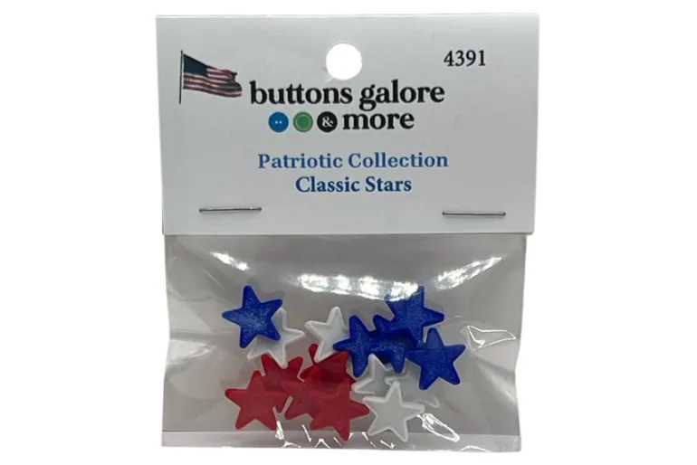 Heritage Stars Novelty Buttons
