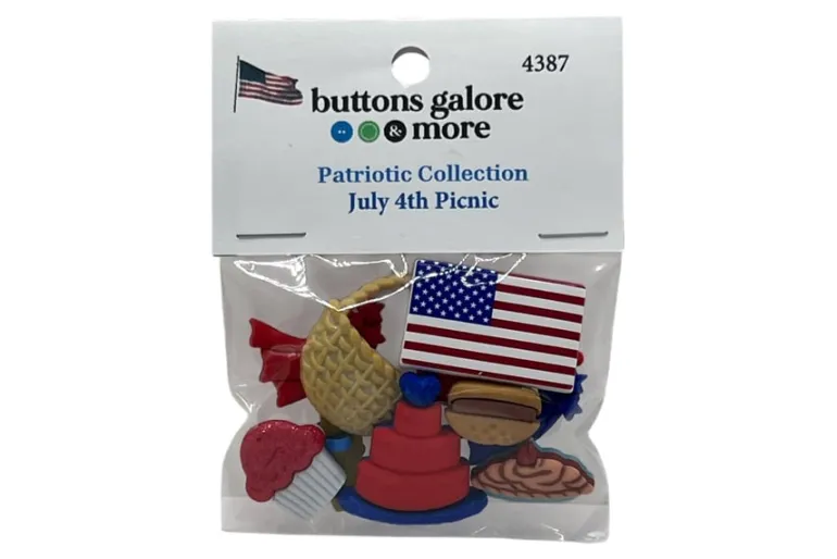 Heritage Stars Novelty Buttons