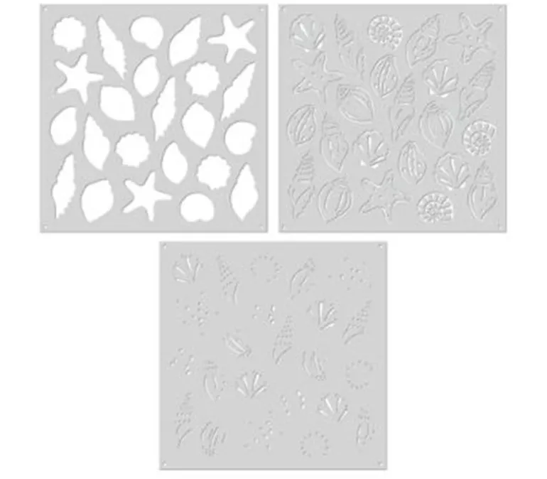 Hero Art Color Layering Stencils – Seashells