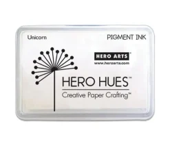 Hero Art Ink Pad – Unicorn Pigment White