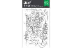 Hero Arts Birdsong Script Cling Stamp