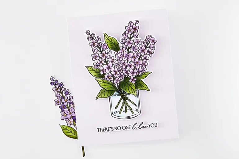 Hero Arts Birdsong Script Cling Stamp