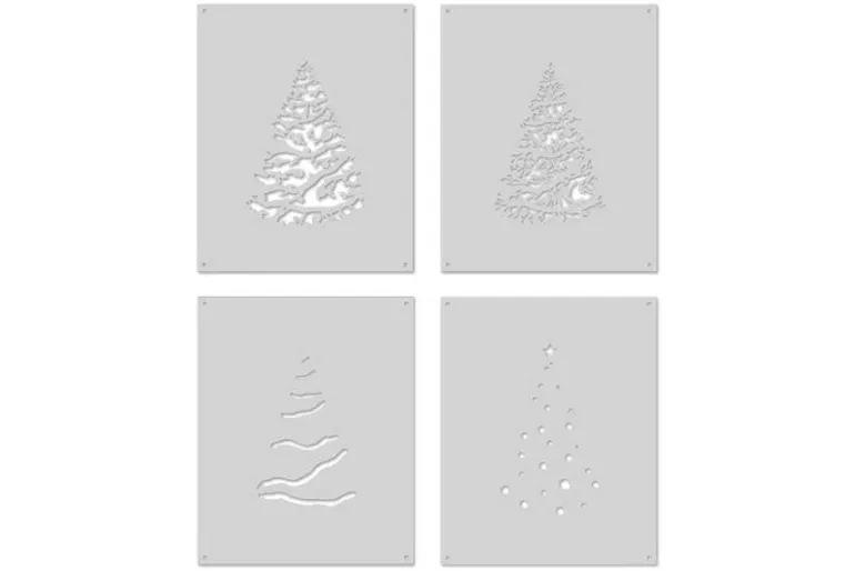 Hero Arts Color Layering O Christmas Tree Stencil