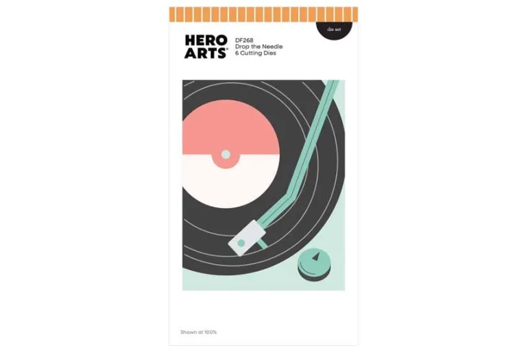 Hero Arts Drop the Needle Die Set