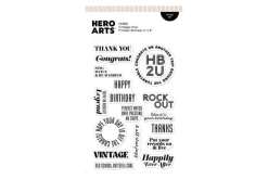 Hero Arts Drop the Needle Stencils