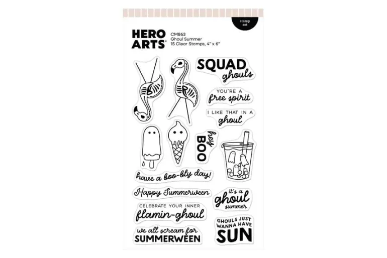 Hero Arts Ghoul Summer Stamp Set