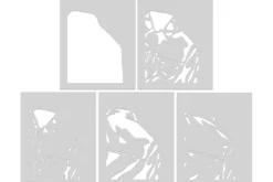 Hero Arts Jean Jacket Layering Stencil Set