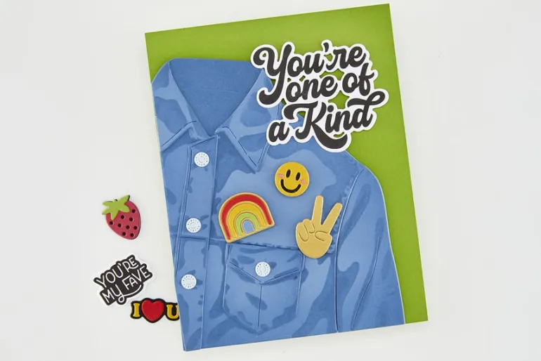 Hero Arts Jean Jacket Layering Stencil Set