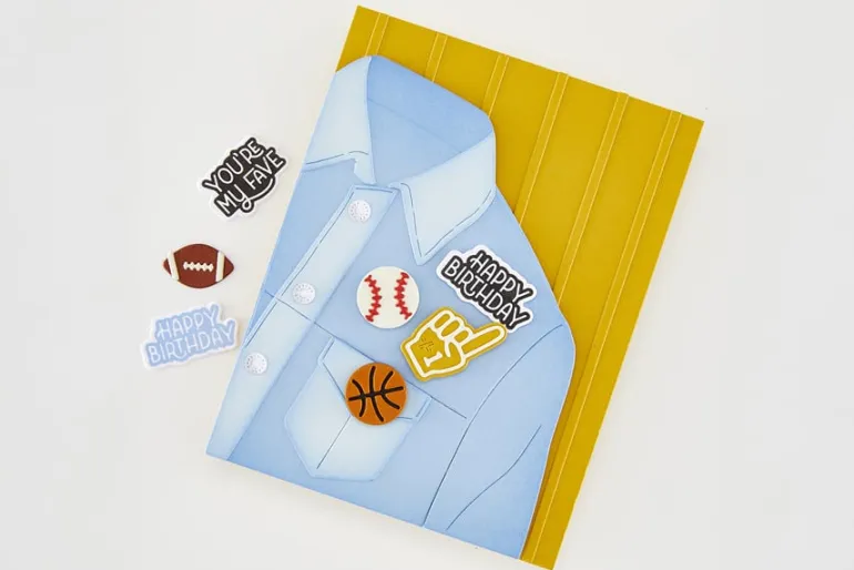 Hero Arts Jean Jacket Layering Stencil Set