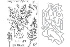 Hero Arts No One Lilac You Stamp & Cut Set