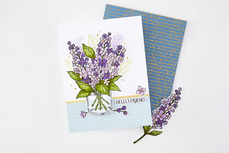 Hero Arts No One Lilac You Stamp & Cut Set
