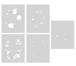 Hero Art Stencil – Color Layering Bee Florals