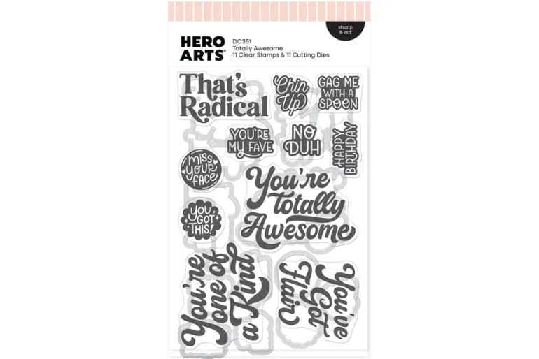 Hero Arts Totally Awesome Stamp & Cut