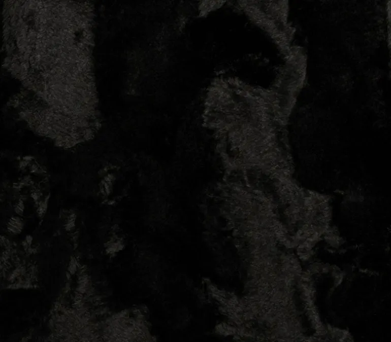 Hide Luxe Cuddle in Caviar Black