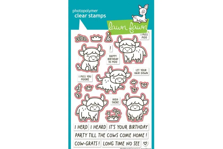 Highland Cows! Stamp Set