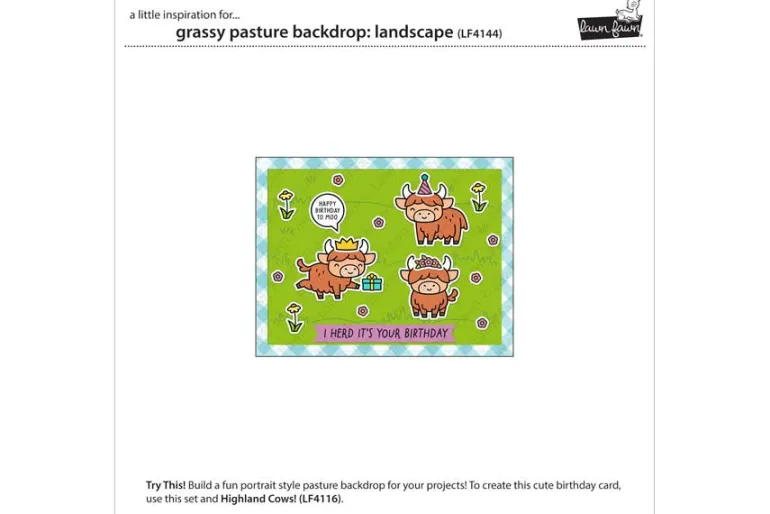 Highland Cows! Stamp Set