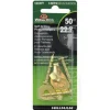 Hillman Wall Dog Self-Drilling Picture Hanger – 50lb – Brass – 3 Piece