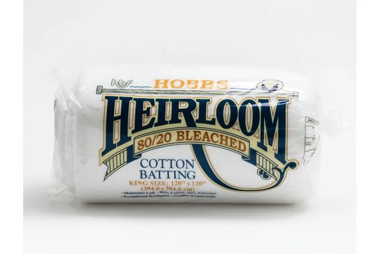 Hobbs Heirloom Batting – 80% Cotton/20% Polyester 90-inch x 108-inch – Black