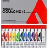 Holbein Acryla Gouache Set – School – 12 Piece