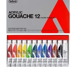 Holbein Acryla Gouache Set – School – 12 Piece