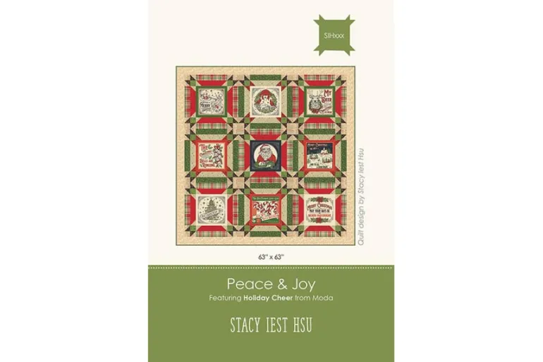 Holiday Cheer Peace & Joy Quilt Top Kit