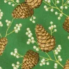 Holiday Flourish Forest Glen Pine Toss Cream w/ Gold Metallic