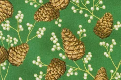 Holiday Flourish Forest Glen Poinsettia Cream w/ Metallic Gold